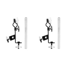 2X Cowbell Holder Clamp Bracket Drum Tambourine Support Clip Multi-Function Stand Expansion Clip