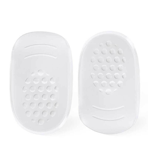 Silicone gel heel cups, shoe inserts, shock absorbing, support 1 pair  S 1