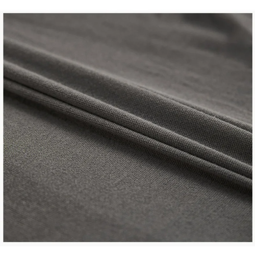 Einfarbiger Stuhlbezug für das Esszimmer DarkGrey 1