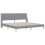 VidaXL vidaXL Bed Frame with Headboard Light Grey 180 x 200 cm Fabric 5