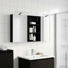 vidaXL Badezimmerschrank-Set 3 stk. 120 x 10,5 x 60,5 cm Holzwerkstoff