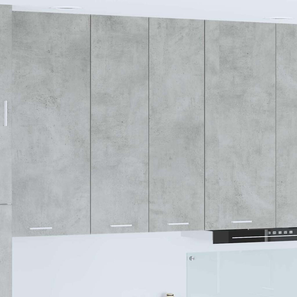 Vidaxl Hanging Cabinet Concrete Grey 60 X 31 X 100 Cm Engineered Wood 8721359452389