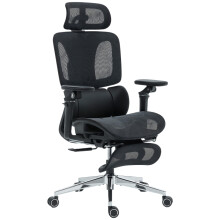 (Black, Mesh) Ergonomic High-Back Mesh Office Chair, Black