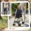 Foldable Dog Stroller for Mini Breeds – Dark Grey 3
