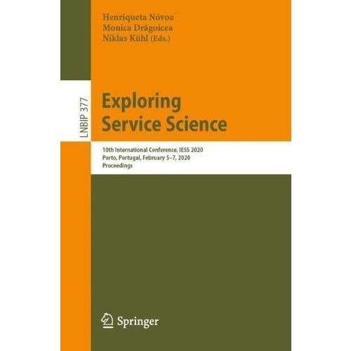 Exploring Service Science 10th International Conference IESS 2020 Port