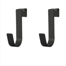 Robuste Über-die-Tür-Haken, 2er-Pack Black
