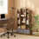 12 Shelf Storage Unit, with Drawers - Brown 2