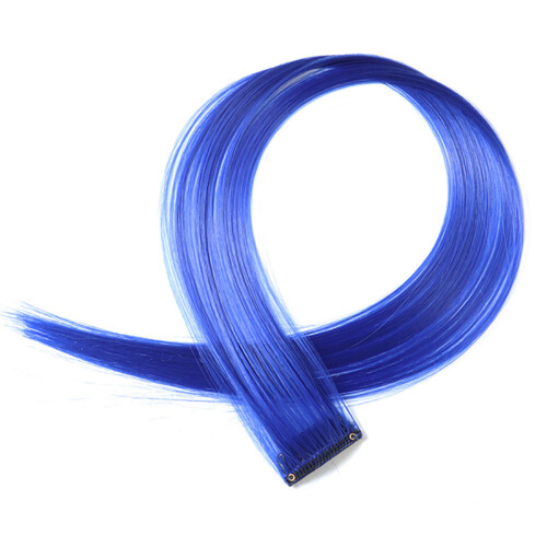 Clip-On Haarverlängerungen, 10er-Pack Blue