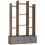 12 Shelf Storage Unit, with Drawers - Brown 1