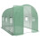 2x3m Walk-in Polytunnel Greenhouse, Hinged Door 1