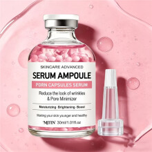 (30ML) Face CAPSULES Serum, Containing Salmon Oil, Hyaluronic Acid, Collagen, Salicylic Acid, Niacinamide, Retinol, Etc.