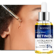 (30ml) 1pc Retinol And Collagen Powerful Moisturizing Firming Facial Serum, Containing Natural Moisturizing Ingredients,