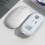 Wireless Mouse - 2.4G Silent Optical Mouse White 6