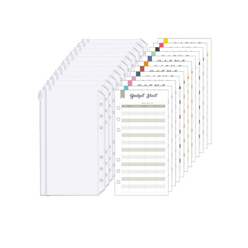 A6 Budget Binder with Cash Envelopes - Financial Planner & Expense Tracker 2