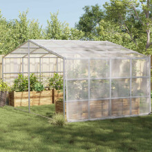vidaXL Tarpaulin with Eyelets Transparent 7 x 4 m Polyethylene