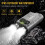 3X  Torch Flashlight USB Rechargeable Flashlight,Small Pocket Flashlight Outdoor Waterproof Light 1