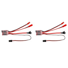 2X 30A 4,8-8,4V Brushed Electric Speed Controller ESC Brush Motor Speed Controller für WPL C14 C24 MN D90 MN99S RC Car