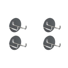 Lot de 4 Supports Muraux pour Porte-Filtre à Café, Support Autocollant pour Porte-Filtre à Expresso pour Porte-Filtre 51/53/58 mm