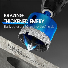 Diamond Drill Bit Ceramic Tile Hole Saw with Position Drill for Glass Marble Granite Stone Porcelain 20mm
