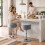 Homcom (Grey) HOMCOM Bar Stool Adjustable Swivel 1 Piece 1