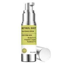 Retinol Shot Aanscherpend serum met panthenol, peptidecomplex - houdt vocht vast voor de droge huid, verbetert de