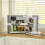 46 Litre Lockable Countertop Fridge - Grey 7