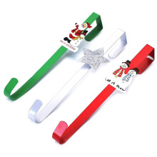 Cabide de Guirlanda de Natal para Porta da Frente, Cabides de Gancho de Guirlanda de Metal Gancho de SuspensãO de Guirlanda de Natal Gancho de Porta