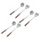 3X Espátula Wok e Conjunto de Ferramentas de Concha, Espátula de 17 Polegadas para Wok, Espátula Wok de Aço InoxidáVel 2