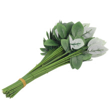 250Pcs Artificial Fake Rose Flower Stems for Diy Handmade Bouquet Flower Leaf Vein Wedding Home Decoration