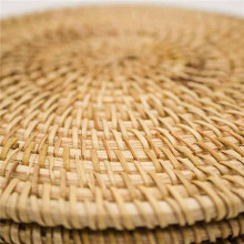 16 Pièces Séries Dessous de Plateaux en Rotin pour Plaques Chaudes Isolées, Support de Pot Durable pour Table, Tapis Résistants à la Chaleur pour
