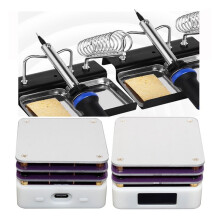PD 65W Hot Plate Preheater LED Display PCB Board Soldering Heating Plate Preheating Platform Repair Tools-A