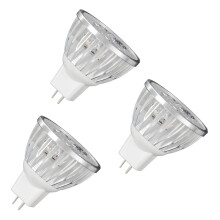 3X 4W Dimmable MR16 Ampoule LED / 3200K Projecteur LED Blanc Chaud 330 Lumen Angle de Faisceau de 60 Degres pour Paysage, Accent, Encastre, Eclairage