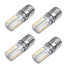 4X E17 Socket 5W 64 Lampe LED Ampoule 3014 SMD Lumiere Blanc Chaud AC 110V-220V