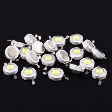 120 Pcs Haute Puissance 2 Broches 3W LED Emetteur de Lumiere 170-190 Lm 6000K