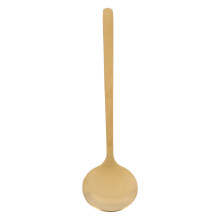 48x Round Shape Coffee Spoon Stainless Steel Teaspoons Sugar Dessert Spoon Ice Cream Soup Spoon (Gold)