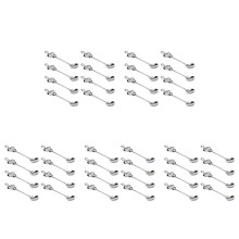 40Pcs Cute Music Theme Tea Stirring Spoon Coffee Spoon Stainless Steel Note Shape Small Ice Cream Dessert Scoop