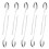 6Pcs Langstiel Edelstahl Tee KaffeelöFfel Eis Besteck 1
