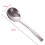 6 Pcs Serving Spoon, Spoons Silverware, Cooking Spoon,22.2X6.3Cm & 25X7.2Cm 1