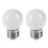 2X E27 LED Light White Bulb Plastic Bulb (0.5W Power, White) 1
