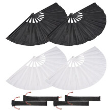 4 Uds. Abanico Plegable de Seda, Abanico de Mano Chino JaponéS Kung Fu Tai , Abanico de Mano, Accesorio de Baile Plegable, Abanico Artesanal