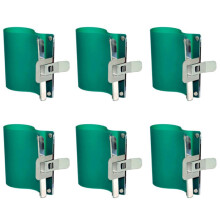 6 STUKS/LOT 11Oz Latte Mok voor 3D Sublimatie Machine Sublimatie Mok Siliconen Klem Siliconen Bevestiging Print Mok Wrap
