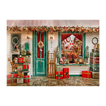 210X150Cm Christmas Background Cloth Snowflake Party Decor Holiday Children Photography Background Cloth, I