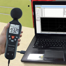 Hoge Precisie Geluidssensor Decibelmeter, Geluidsmeter Geluidsmeter, Geluidsrecorder Die 30-130DB USB-Opname Meet