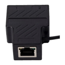 Ethernet Splitter 1 Naar 2 RJ45 Netwerk Splitter Ethernet Adapter LAN Internet Kabel Adapter voor Cat 5/5e/6/7/8 Kabel