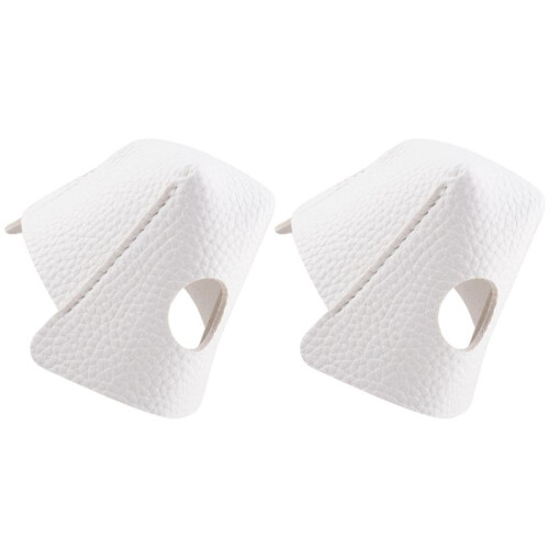 2PCS Toe Cover for Roller Skates, Skate Toe Cover, Replaceable Roller Skating Shoe Cover(White)