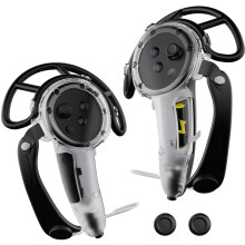Handgriff-Steuerung für Quest 3/Quest 3S Zubehör, Griffriemen mit Batteriefach für Meta Quest 3/Quest 3S Controller