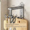 Kitchen Utensils Holder Practical Rotary Tool Hook Holder Wall Mounted Cooking Utensil Rack Rotatable Heavy Duty Hooks A 6