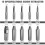 33Pcs Damaged Screw Extractor Kit & Screwdriver Bits Set Easy Out Stripped Screw Bolt Extractor Set 4