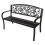 Birchtree BIRCHTREE Steel Garden Bench 3 Seater C080 1