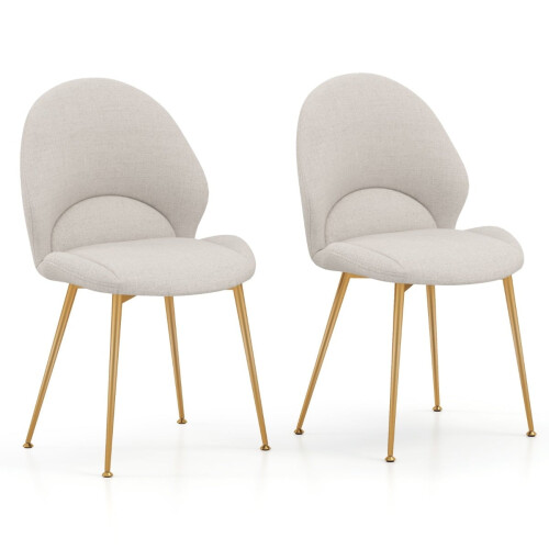 Eetkamerstoelen set van 2, ergonomisch, draagvermogen 150 kg